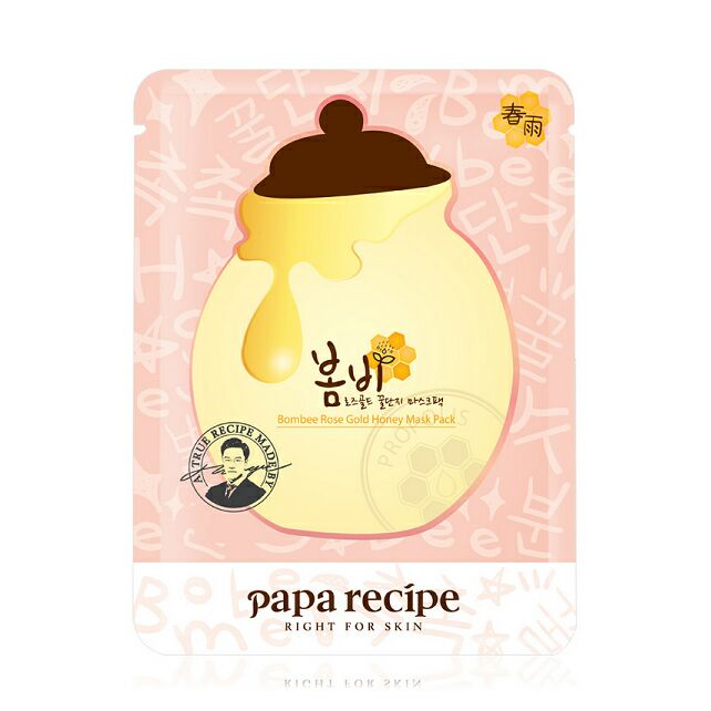 Paparecipe 春雨玫瑰黄金蜂蜜面膜